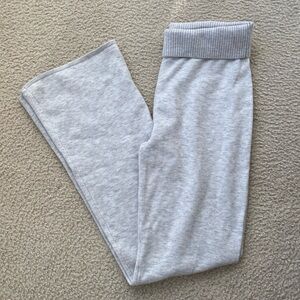 Gilly Hicks Sweater-Knit Foldover Waist Boot Pants